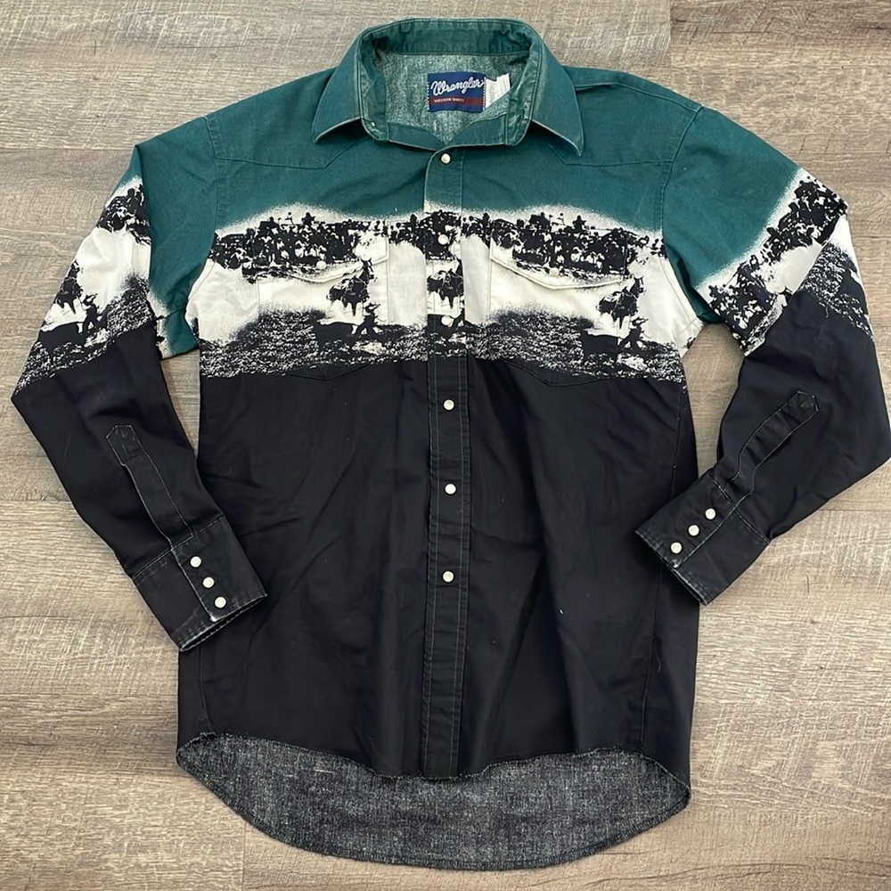 Vintage pearl snap Wrangler
